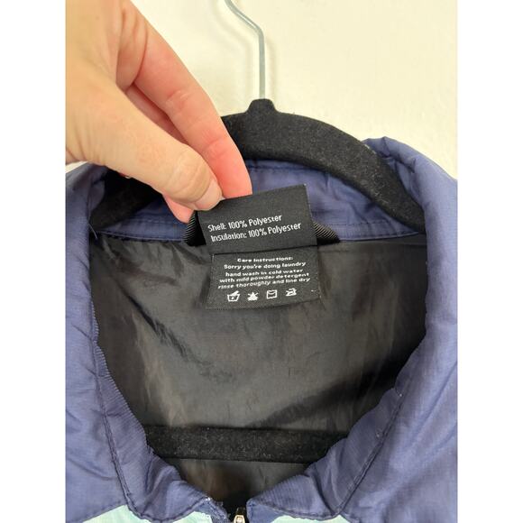 Flylow Swindler Color Block Full Zip Midlayer Micro Puff Jacket Large - Picture 4 of 9